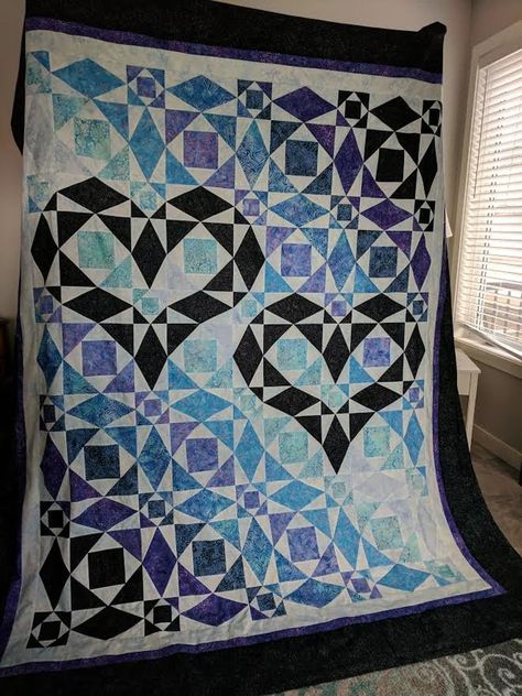 Wedding Quilts, Storm At Sea Quilt, Storm At Sea, Sea Quilt, Paper Pieced Quilt Patterns, Flannel Quilts, Wedding Quilt, Paper Pieced Quilt, Queen Size Quilt