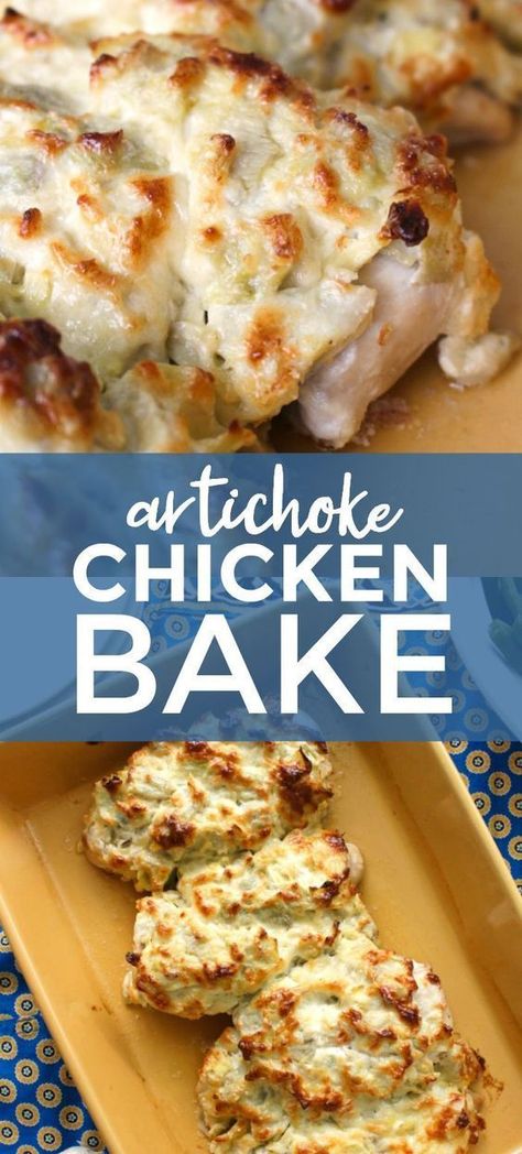 Chicken Artichoke Recipes, Chicken Casserole Keto, Artichoke Chicken Bake, Chicken Artichoke, Chicken Smothered, Oven Baked Chicken Parmesan, Juicy Baked Chicken, Artichoke Chicken, Chicken Bake