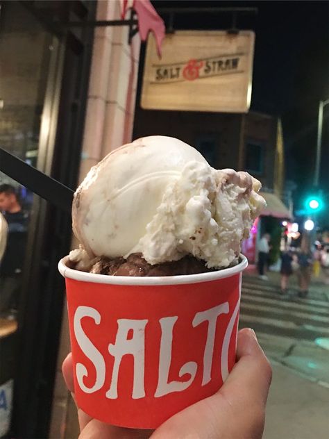 Salt And Straw, Venice Los Angeles, Almond Brittle, Gooey Brownies, Food Board, Photographing Food, Cali, Venice, Almond