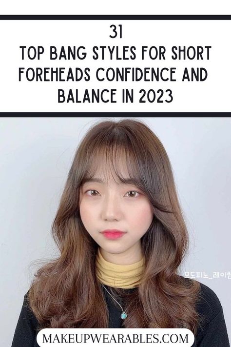 Bang Styles For A Short Forehead Short Forehead, Bang Styles, Trendy Updos, Fringe Bangs, Hair Guide, Beauty Games, Wispy Bangs, How To Style Bangs, Your Hairstyle