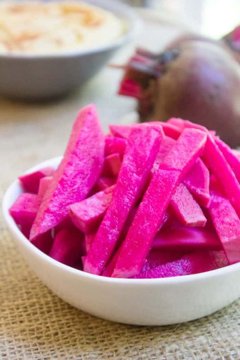 Pickles Beets, Turnip Recipe, Turnips Recipe, Turnip Recipes, Pickled Turnips, Middle East Food, Quick Pickled, Middle Eastern Dishes, Pickled Beets