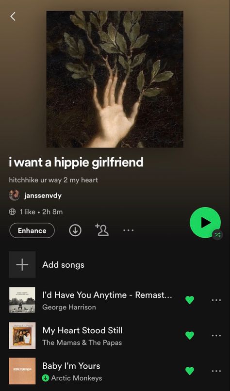 groovy right?? #hippie #girlfriend #spotify #playlist #songs Playlist Concepts, Playlist For Girlfriend, Spotify Playlist Songs, Birthday Lyrics, Happy Birthday Lyrics, Playlist Songs, Papa Baby, George Harrison, Spotify Playlist