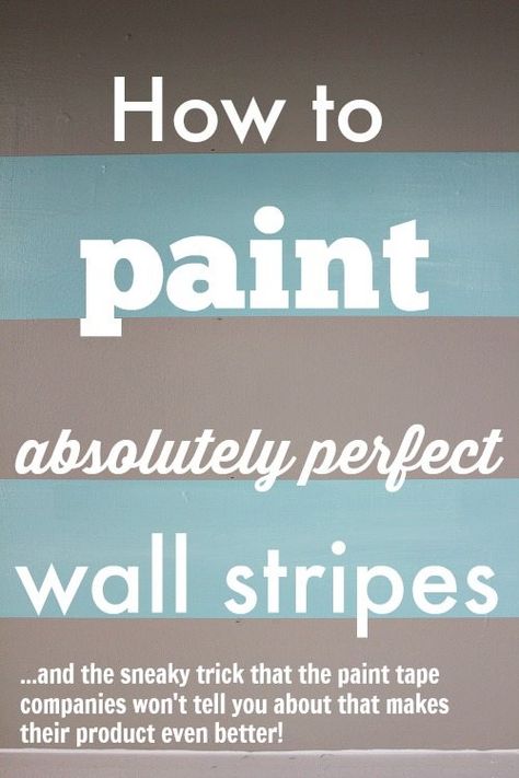 Our top 5 DIY projects of the year! Wall Stripes, Striped Walls, Paint Techniques, Paint Ideas, Painting Tips, How To Paint, Wall Paint, My New Room, Household Hacks