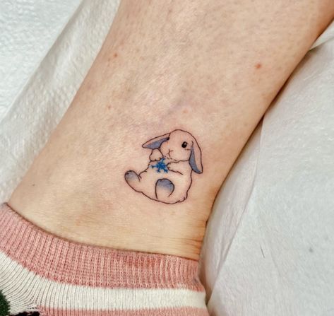 Stuffed Rabbit Tattoo, Lop Bunnies, Holland Lop Bunnies, Rabbit Tattoo, Rabbits Foot, Ankle Tattoos, Beautiful Rabbit, Bunny Tattoos, Guitar Tattoo