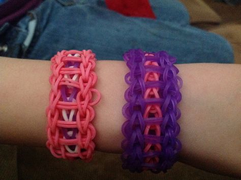 Ladder loom bracelets Crazy Loom, Starburst Bracelet, Rainbow Loom Rubber Bands, Bracelet Styles, Rubber Band Bracelet, Rainbow Loom Bracelets, Kids Bracelets, Loom Bands, Rainbow Loom