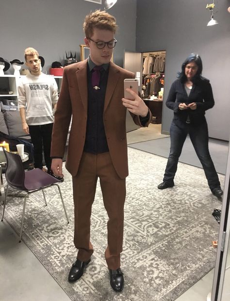 cameron monaghan bts as jeremiah Cameron Monaghan Gotham, Gotham Show, Jerome Gotham, Penguin Gotham, Jeremiah Valeska, Gotham Cast, Gotham Joker, Shameless Characters, Ian Shameless