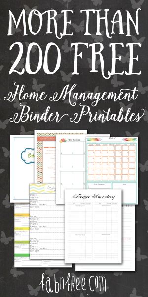 Mix and Match for More than 200 Free Home Management Binder Printables!! Free Printable Organization Sheets Home Management Binder, Week At A Glance Printable Free, Home Management Binder Free Printables, Planer Organisation, Freezer Inventory, Organization Binder, Free Printables Organization, Family Binder, Household Binder