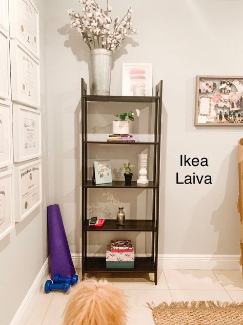 Ikea Laiva Bookcase Hack, Laiva Bookcase Hack, Small Bookcase Ideas, Ikea Laiva, Bookcase Hack, Small Bookcase, Ikea Shelves, Show Room, The Desk