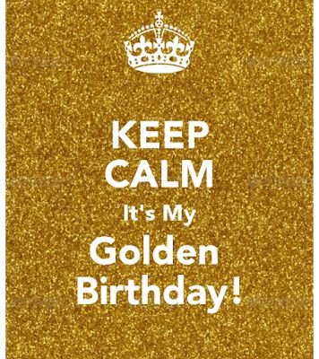 Happy Golden Birthday, Golden Birthday Gifts, 50th Birthday Party Themes, Golden Birthday Parties, 50th Birthday Quotes, Happy 17th Birthday, 5th Birthday Party Ideas, Birthday Souvenir, Dirty Thirty