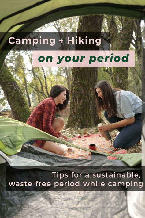 Going camping while on your period doesn't have to be a hassle. Get tips and a packing list to save the day. Camping On Your Period, Periods Tips, Period Hacks, Going Camping, Menstrual Cup, Save The Day, Camping Trip, Ground Beef Recipes, Go Camping