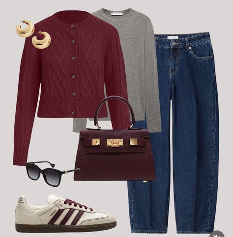 Maroon Aesthetic Outfit, Maroon Aesthetic, Classic Aesthetic, Aesthetic Outfit, Pre Fall, Aesthetic Fashion, Date Night Outfit, Aesthetic Clothes, What To Wear