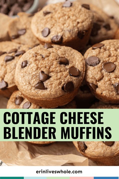 Go for something nutritious and delicious with these Healthy Cottage Cheese Blender Muffins. Made with maple syrup, rolled oats, cottage cheese, and bananas, they're a nutrient-packed treat! Cottage Cheese Apple Muffins, Cottage Cheese Banana Muffins, Cottage Cheese Pumpkin Muffins, Cottage Cheese Muffins Healthy, Cottage Cheese Pumpkin, Cottage Cheese Muffins, Toddler Menu, Healthier Baking, Healthier Breakfast