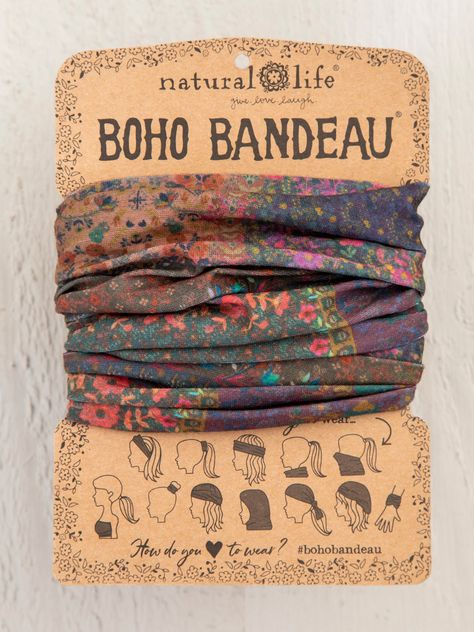 Full Boho Bandeau® Headband - Rainbow Love – Natural Life Bandeau Headband, Boho Bandeau, Effortless Outfit, Purple Accents, Bandeaus, Wide Headband, Boho Hairstyles, Pretty Patterns, Natural Life