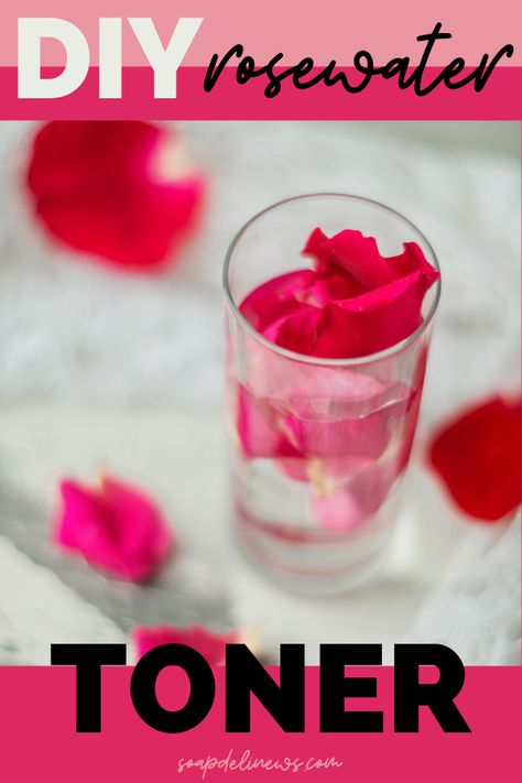 Rosewater Benefits, Toner At Home, Rosewater Recipe, Best Essential Oil Blends, Manuka Essential Oil, Herbal Skincare, Helichrysum Essential Oil, Witch Hazel Toner, Natural Beauty Routine