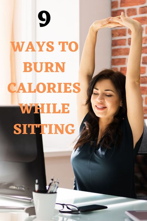 "Sitting behind a desk all day can be taxing on both mind and body. From back pain to brain fog, a day at the desk can take a toll on you entire system! Plus, finding time to schedule a workout when you’re a full-time employee can be a challenge in and of itself." - Anytime Fitness How To Burn Calories, Ways To Burn Calories, Desk Workout, Basal Metabolic Rate, Office Yoga, Take The Stairs, Anytime Fitness, Leg Muscles, Brain Fog