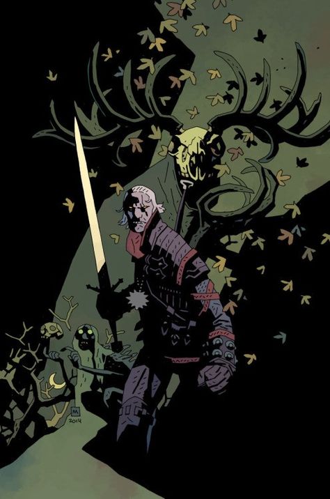 Hellboy In Hell, Hellboy Mike Mignola, Mike Mignola Hellboy, Mignola Hellboy, Darkhorse Comics, Mignola Art, Mike Mignola Art, Hellboy Art, Hell Boy