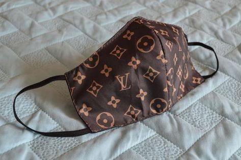 Lv Face Mask, Layer Fashion, Louis Vuitton Pattern, Louis Vuitton Supreme, Girl Beanie, Cute Car Accessories, Layered Fashion, Mouth Mask, Lace Caps