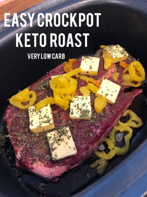 Easy Keto Mississippi Pot Roast – Living with Lady Keto Mississippi Pot Roast, Keto Roast, Pot Roast Crock Pot Recipes, Chuck Roast Recipes, Mississippi Pot, Easy Crockpot Chicken, Ranch Pasta, Stew Chicken Recipe, Keto Crockpot Recipes