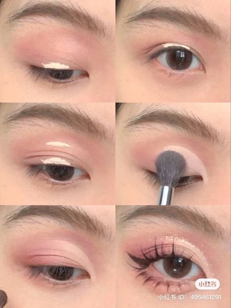 Makeup Ala Korea, Procreate Inspiration, Makeup Asia, No Make Up Make Up Look, Douyin Makeup, Cute Eye Makeup, Doll Eye Makeup, Fun Makeup, Korean Eye Makeup