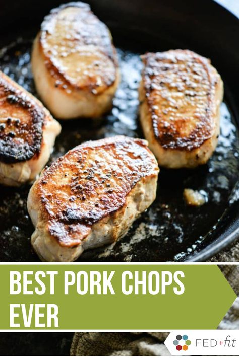 Pork Chops Marinade, Thick Cut Pork Chop Recipes, Best Pork Chops Ever, Best Pork Chops, Cooking Boneless Pork Chops, Thick Cut Pork Chops, Perfect Pork Chops, Pan Seared Pork Chops, Boneless Pork Chop Recipes