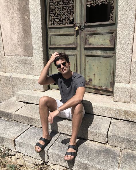 Tried to smile but the air is so heavy and dry Men Birkenstock Outfit, Mens Birkenstocks Outfit, Birkenstock Outfit Men, Birkenstock Outfit Summer, Birkenstock Fashion, Birkenstock Sandals Outfit, Men Birkenstock, Birkenstock Outfit, Black Birkenstock