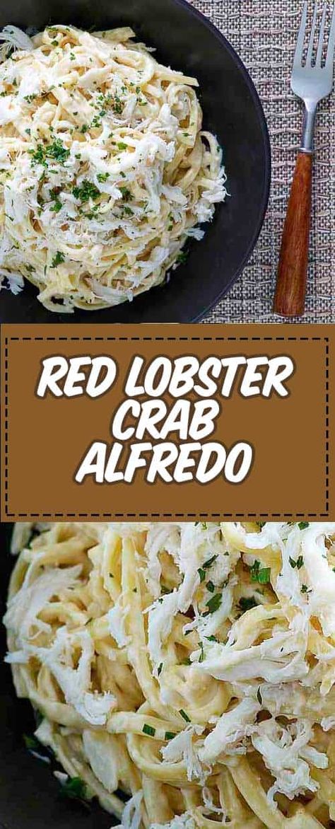 Immigration Crab Recipes, Crab Linguini, Imitated Crab Recipes, Immitation Crab Recipes, Crab Pasta Recipes, Crab Alfredo, Seafood Pasta Dishes, Pescatarian Meals, Crab Pasta