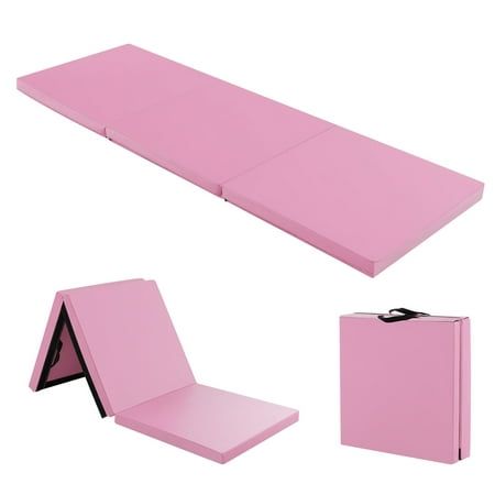 Description: The high density EPE foam padding effectively reduces impact on joints and protects users' knees, wrists, elbows, backs and other joints. The zippered PU leather cover is smooth and tear resistant. And its waterproof surface is effortless to wipe clean. This exercise mat can be folded in 3 for convenient storage, and it is equipped with carrying handles. Besides, users can connect multiple mats together by the hook and loop fasteners. Features: Convenient to store with folding const Tumbling Mat, Gymnastics Tumbling, Gym Floor Mat, Tumble Mats, Corporate Gift Baskets, Gymnastics Mats, Hook And Loop Fasteners, Daycare Activities, Gym Mats