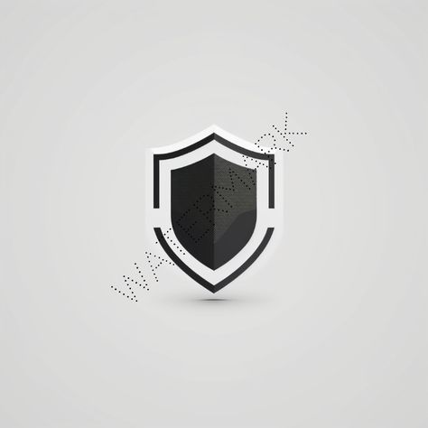 Logo with an abstract icon resembling a shield. The shield is designed with clean lines and a simple color palette, such as black and white. This icon can symbolize the idea of protection, safety, and security, as well as giving the impression that the security company is a reliable and trustworthy protector. Minimalist Logos, Security Logo, Security Company, Private Security, Security Companies, The Shield, Simple Colors, Logo Ideas, Minimalist Logo