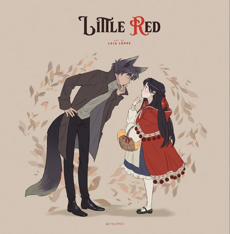 Red Riding Hood Wolf, Red Riding Hood Art, Mr Wolf, Red Art, Little Red Riding Hood, Red Riding Hood, 2 A, Character Design Inspiration, Character Concept