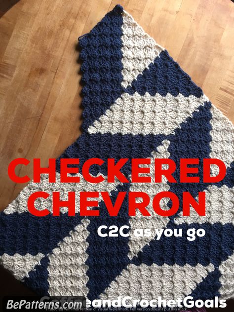 crochet blanket-Crochet on a Budget! 50 Free Cozy Granny Square Project Ideas Motifs Afghans, Crochet C2c Pattern, C2c Crochet Blanket, Chevron Baby Blankets, Drops Baby, Corner To Corner Crochet, C2c Crochet, Baby Blanket Knitting Pattern, Haken Baby