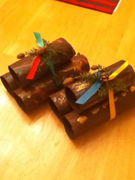 Toilet paper roll Yule logs for winter solstice Toilet Paper Roll Yule Log, Yule Log Crafts For Kids, Yule Log Craft, Yule Logs, Christmas Preschool, Montessori Ideas, Yule Log, Preschool Christmas, Paper Crafts For Kids