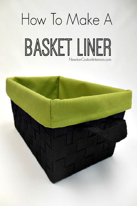 À faire !!! Fabric Basket Liners, Sewing Beginners, Make A Basket, Tote Bag Tutorial, Basket Liners, Fabric Boxes, Diy Basket, Sewing Fabrics, Big Project