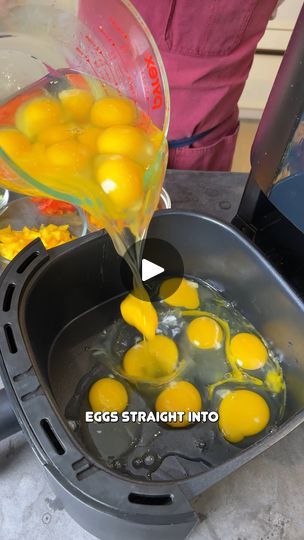 1.3M views · 7.8K reactions | Cooking Eggs In The Air Fryer! 🍳 🥚 | Cooking Eggs In The Air Fryer! 🍳 🥚 | By Eitan Bernath | Facebook Eggs In The Air Fryer, Air Fryer Cooking, Air Flyer, Cooking Eggs, How To Cook Eggs, Scrambled Eggs, Air Fryer, Favorite Recipes