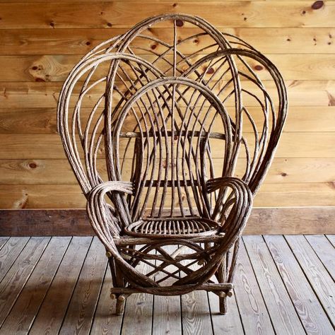 Transitional Living Room Furniture, Willow Furniture, Rustic Outdoor Furniture, Twig Furniture, Painting Wooden Furniture, Adirondack Furniture, Rustic Furniture Diy, Loft Furniture, Best Outdoor Furniture