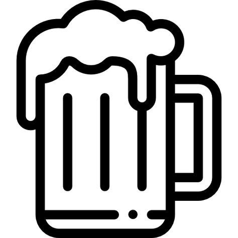 Beer Icon, Easy Doodles Drawings, Mini Drawings, Free Icon, Cute Easy Drawings, Icon Download, Simple Doodles, Book Art Drawings, Doodle Drawings