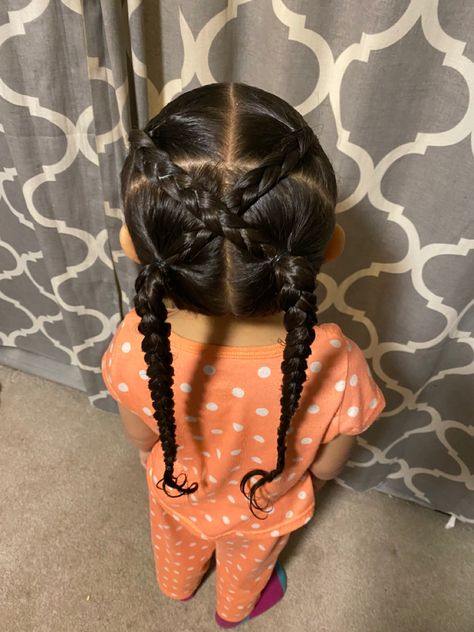 Preschool Curly Hairstyles, Simple Little Black Girls Hair Style, Curly Hairstyles For Little Kids, Cute Little Mixed Girl Hair Styles, Cute Hairstyles For Mixed Girls Kids, Toldders Hairstyle, Little Mixed Girl Hairstyles Easy Braids, Little Mixed Girl Hairstyles Easy Simple Curly, Easy Mixed Hairstyles Kids