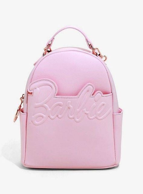 Barbie Convertible, Barbie Backpack, Loungefly Wallet, Rose Gold Top, Silhouette Logo, Mini Mochila, Loungefly Bag, Girly Bags, Barbie Birthday