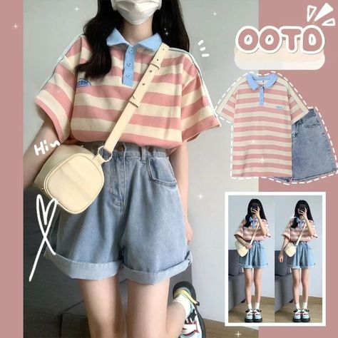 Cute Pastel Outfits Aesthetic, Pastel Ootd, Ghost Oc, Ootd Shorts, Gothic Harajuku Fashion, Anime Lingerie, Egirl Clothes, Egirl Outfits, Pastel Outfit