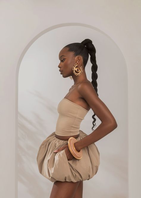 Aniyah Bubble Skirt Set – Fumi The Label Tulle Skirt With Tube Top, Luxury Fitted Skirt Set For Festivals, Luxury Full Mini Skirt For Spring, Glamorous Luxury Mini Skirt, Luxury Glamorous Mini Skirt, Fumi The Label, Black Femininity Skirts, Luxury Ruffled Party Sets, Multi Wear Clothing