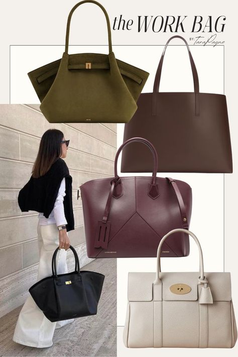 How To Find The Perfect Work Bag Stylish Work Bag, Everyday Work Bag, Work Bags For Women, Trending Totes, Tote Bag Outfit, Best Work Bag, University Bag, Womens Work Bag, Uni Bag