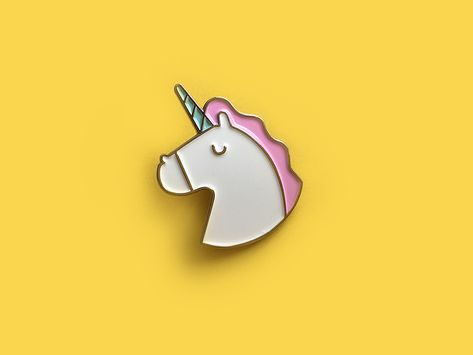 Unicorn Logo, Unicorn Pin, Honey Love, Bad Bad, Rainbow Theme, Fun Illustration, Bad Luck, Global Community, Creative Professional