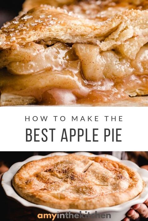 Deep Dish Apple Pie, The Best Apple Pie, Apple Pie Recipe Homemade, Pie Baking, Homemade Apple Pie, Best Apple Pie, Easy Apple Pie, Homemade Apple Pies, Almond Cake