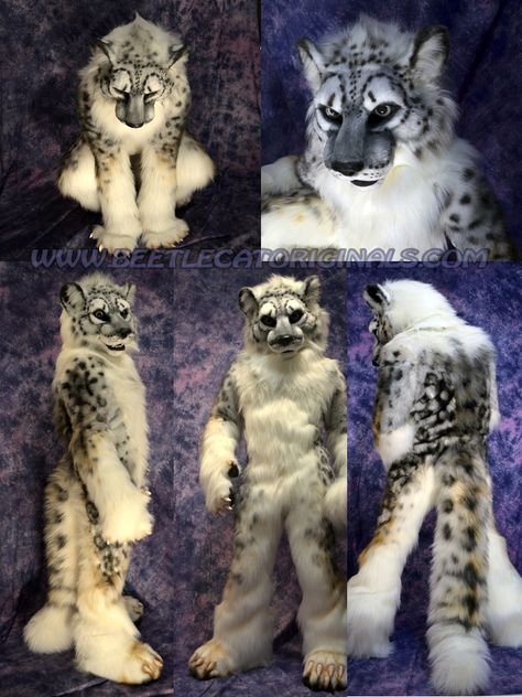 Snow Leopard Costume, Wolf Fursuit, Female Wolf, Leopard Costume, Wolf Costume, Fur Suits, Cool Fursuits, Fur Suit, Animal Costumes