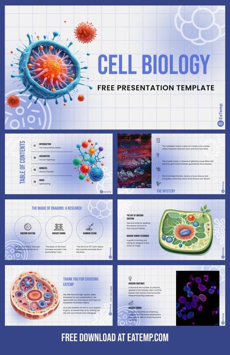 Cell Biology 13 Powerpoint Templates Biology, Biology Presentation Template, Biology Ppt Template, Biology Presentation Design, Power Point Design Ideas, Biology Presentation, Biology Powerpoint, Powerpoint Design Ideas, Best Presentation Templates