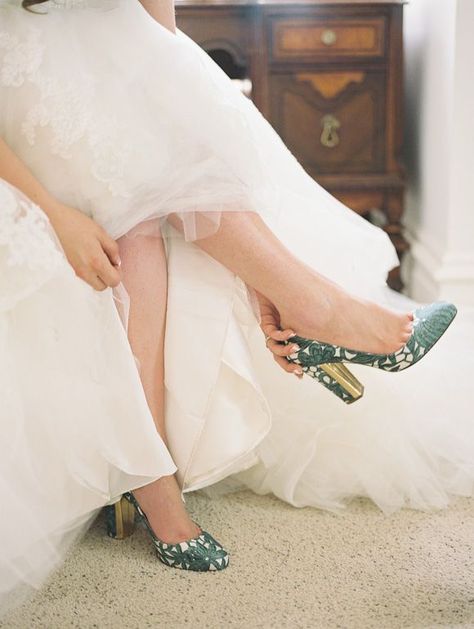 Soft grey, blue and sage green #wedding inspiration Green Wedding Inspiration, Beautiful Wedding Shoes, Shoes Illustration, Green Inspiration, Shoes Heels Classy, Sage Green Wedding, Shoes Photography, Mod Wedding, Green Wedding Shoes