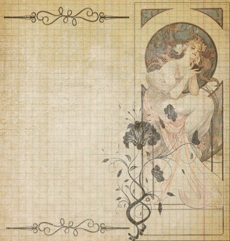 Vintage Note Paper, Vintage Notepad Printable, Victorian Journal Aesthetic, Love Letter Background Paper Vintage, Note Writing Paper Vintage, Old Papers Vintage Background, Vintage Writing Paper, Free Digital Scrapbooking Kits, Papel Vintage