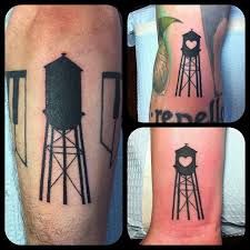 Water Tower Tattoo Ideas Water Tower Tattoo, Tower Tattoo, Tattoo Water, Water Tower, Deathly Hallows Tattoo, Ink Tattoo, Triangle Tattoo, Geometric Tattoo, Tatting