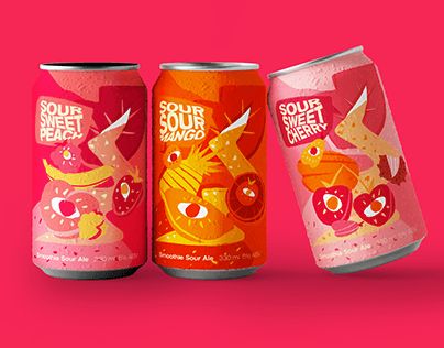 Check out new work on my @Behance profile: "Smoothie Beer Packaging Design" http://be.net/gallery/197908063/Smoothie-Beer-Packaging-Design Milkshake Packaging Design, Beverage Design Packaging, Smoothies Packaging, Beer Poster Design, Beer Packaging Design, Illustration Packaging, Cherry Smoothie, Sour Beer, Drink Packaging