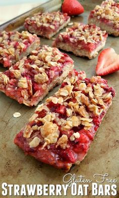 Strawberry Oat Bars Toddler, Strawberry Toddler Recipe, Strawberry Oat Bars, Strawberry Crumble Bars, Tiny Bellies, Oatmeal Bars Recipes, Strawberry Oatmeal Bars, Strawberry Crumble, 2023 Food