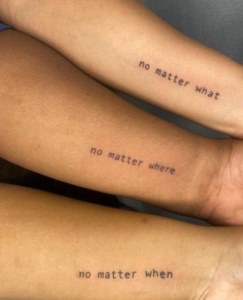 Matching Friendship Tattoos, Matching Tattoos For Siblings, Family Tattoo Ideas, Matching Bff Tattoos, Maching Tattoos, Matching Friend Tattoos, Cute Matching Tattoos, Sisters Tattoo, Small Matching Tattoos